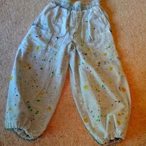 Oli & Hali Blue and White Striped Pants